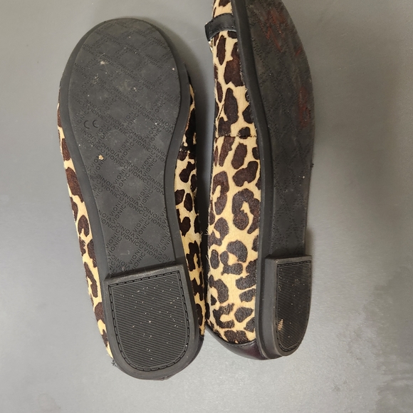 Vionic Spark Pera Flats Gold Chain Leopard Calf Hair Sz 8 - Picture 7 of 8